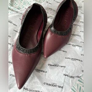 Karl Lagerfeld Paris Vinette Pointed Toe Flat
